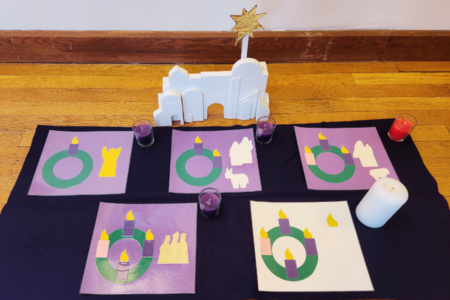 Godly Play materials for Advent